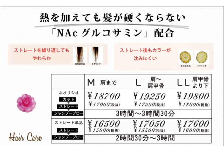 ストレートパーマ ネオリシオ3